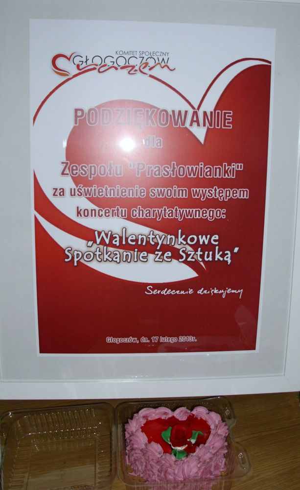 G�ogocz�w. Podzi�kowanie za koncert.