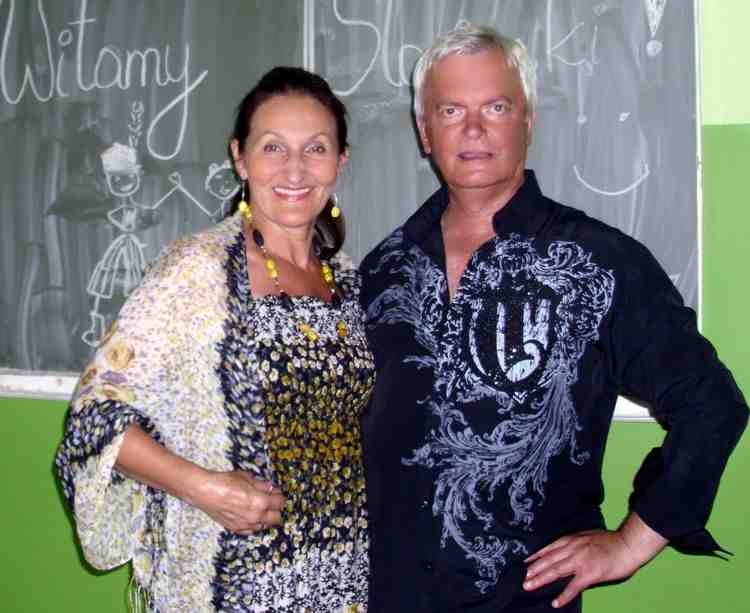 Pred wyst�pem w Gimnazjum - przy ul. Z�oty R�g w Krakowie.