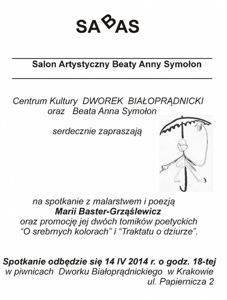 Maryjka Baster zaprasza