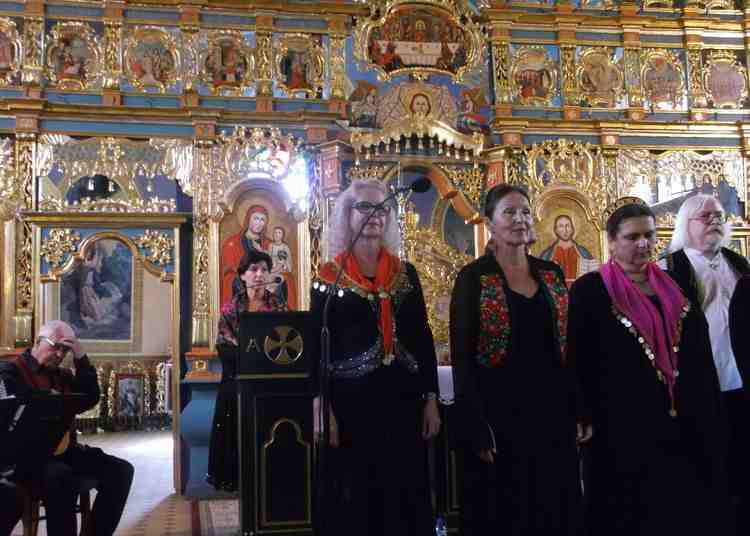 Jaworki - koncert "Prasowianek" - 31.08.2014. Lidia zapowiada koncert.