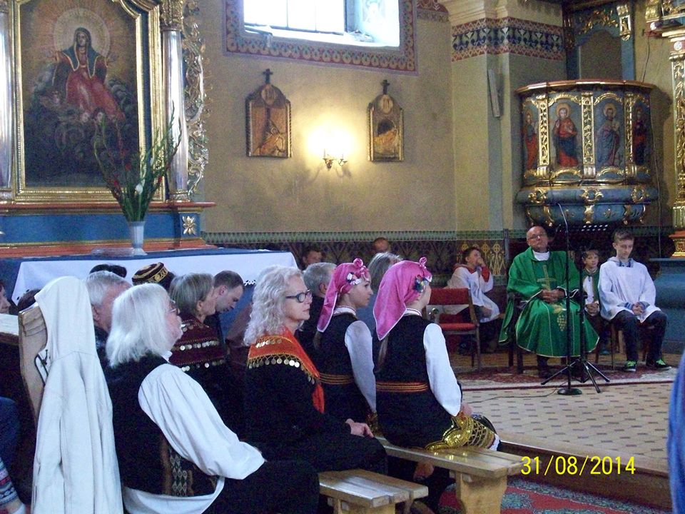 Prasowianki na Mszy w. w Jaworkach - 31.08.2014 - zdjcia: H. Gsienica i J. Pal