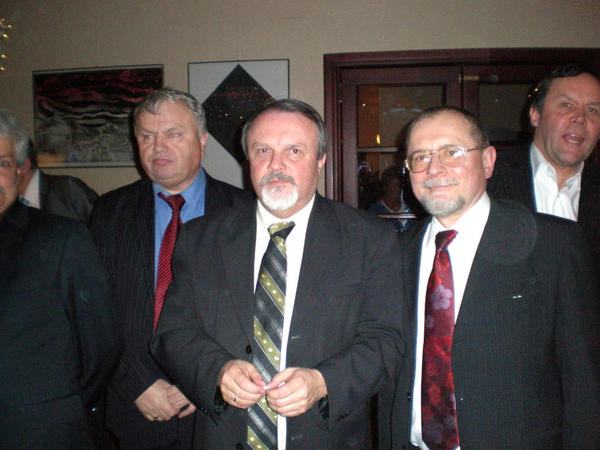 Męska część "Słowianek" - Opłatek 2010. Męska część "Słowianek" - Opłatek 2010.