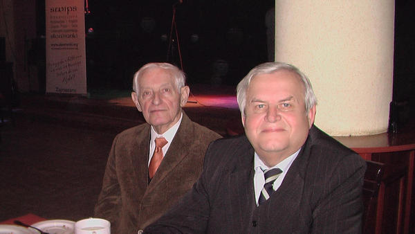 Mieciu Dunin i Zdzis�aw Adamkiewicz - Op�atek 2010.